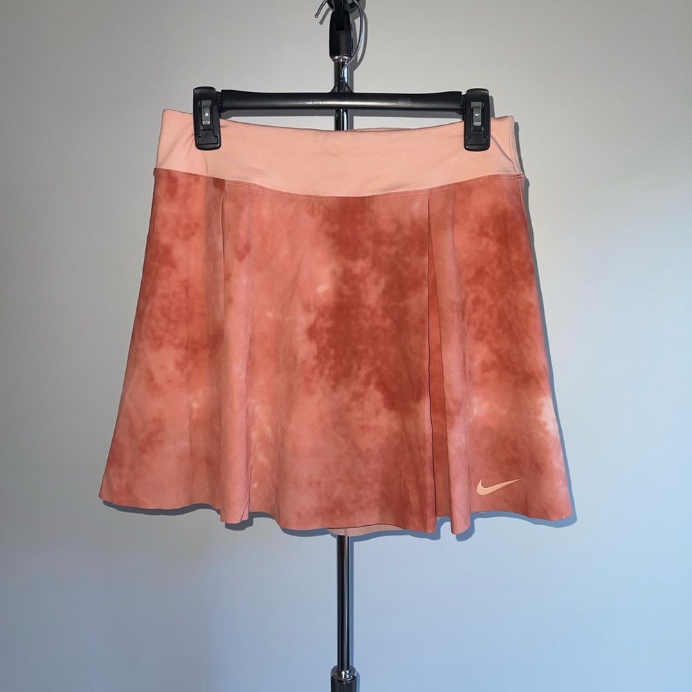 Nike Coral Tie-Dye Tennis Skirt